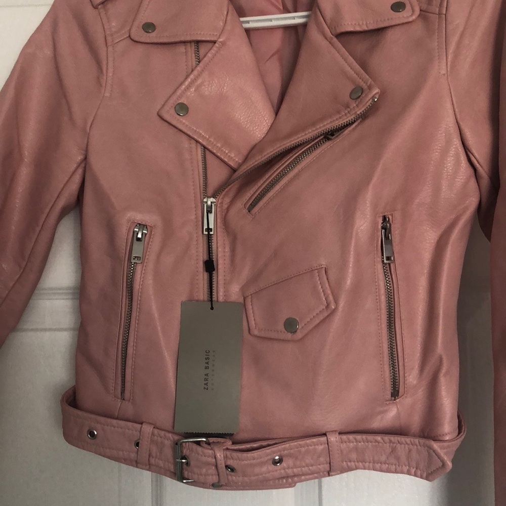 Zara leather jacket - Picture 3 of 4